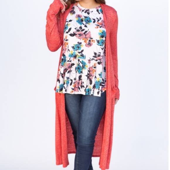 Agnes & Dora Sweaters - Sale Agnes and Dora Coral Duster